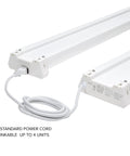 2 Ft LED Shop Light Fixture for Garage and Workshop, 20W, 2500 Lumens, 5000K Daylight, linkable, showing 5 ft power cord.