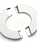 Top Shelf 2 Pack Stainless Steel Split Flange Collar 4 Inch Decorative Wall Pipe Cover Self Adhesive Escutcheon Plate set detail