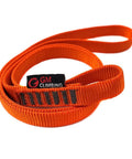 GM Climbing 16mm Nylon Sling Runner 60cm 24 Inch Fluorescent Orange, 22kN Capacity, CE and UIAA Certified, Tube Nylon Webbing
