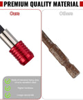 Comparison of Magnetic Drill Bit Extension Set Four Piece Kit with anti-corrosion coating and a rusted drill bit.