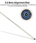 Top-Shelf Stainless Steel Bore Alignment Rod For 6.5 Creedmoor with compatibility details for various calibers.