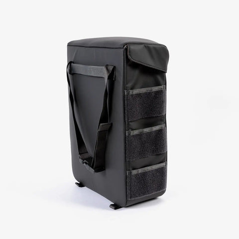 Side view of Trasher Vehicle Trash Can For Cars And Trucks, Rugged Modular Utility Bag With Waterproof Lining, Heavy Duty.