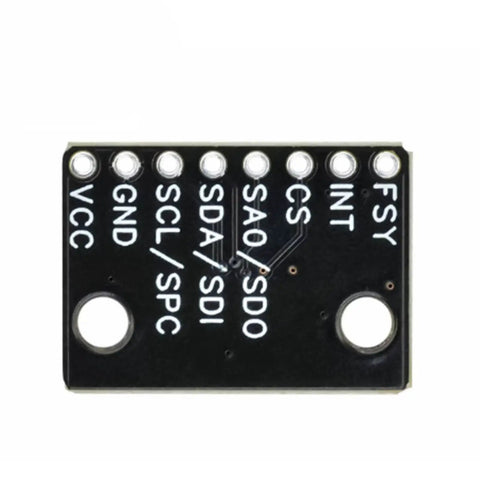 Six Axis ICM20602 Gyro And Accelerometer Sensor Module For Smart Devices And Wearables Low Noise 1kHz Sampling Compact Motion Tracking For Vehicles High Precision 16g Acceleration And 2000 Degrees Per Second Gyro, black PCB