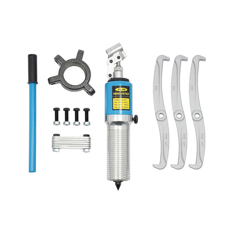 Tough 20 Ton Hydraulic Gear Puller Kit For Removing Stubborn Wheel Bearings Brake Drums And Pulleys Quick With Forged Alloy Steel Design That Crushes Heavy Lifting No Sweat For Garages Mechanics Or DIY Bosses Who Want Pro Level Wins. 20 ton hydraulic gear puller kit, alloy steel, with jaws and bolts