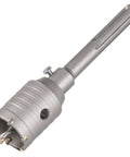 Berserker SDS-Max rotary hammer drill core bit, side view, 2 in x 9 in, carbide teeth for concrete.