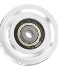 Durable Aluminum Alloy Fitness Pulley For Strength Training In Gyms And Home Gyms With Smooth Movement And Easy Cable Glide Beefy 70mm Wide Wheel And 10.5mm Inner Diameter Built For Heavy Duty Use, front view