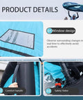 Handheld Inflatable Wing For Wing Foiling And Kitesurfing, Durable Polyester Surf Kite with window, handle, valve details