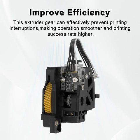 X1 Extruder Unit With Hardened Steel Dual Gears For X1 X1C X1 Carbon 3D Printers High Extrusion Force Anti Slip visible