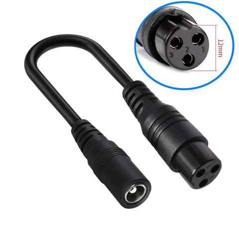 All-In-One DC Charging Adapter Kit For Electric Bikes And Scooters, 7-In-1 Cable Set With 5.5mm x 2.1mm Female To 5.5mm x 2.5mm And 8.0mm x 1.6mm Adapters, Plus XLR, M12, M16, RCA And 3-Prong Plugs