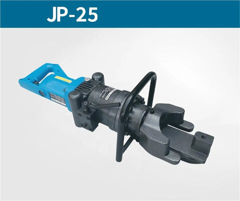 Heavy Duty Handheld Electric Rebar Cutter With Portable Hydraulic Design For Fast Threading Steel Hoops Uses Pure Copper Motor And Cast Iron Head.
