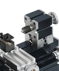 Zhrui 36W Mini Metal Lathe 50mm Center Height High Speed Up To 20000 Rpm Versatile DIY Milling Machine with detailed components.
