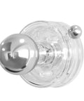 Front view of sticky suction cup door and cabinet pull for patio doors glass sliding doors windows and drawers refrigerators and bathrooms