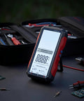 6000 Counts True RMS Digital Multimeter With USB Rechargeable Battery Color Screen Auto Ranging NCV Detection on workbench