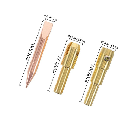 Spot Welder Chuck For Dent Removal Kit High Efficiency Dent Repair Tool components with dimensions