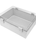 Tough As Nails Outdoor Junction Box With Transparent Cover and Buckle, IP66 Weatherproof ABS Enclosure for Electrical Installations