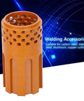 Get Premium Plasma Cutting Swirl Ring For Fine Torch Work Compatible With PMX 45XP 65 85 105 Systems Ensuring Stable Gas Flow And Burr Free Cuts On Steel Aluminum Copper And Stainless Metal With Durable Design, front view with holes for gas flow.