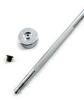 Eyelet Hand Setter Size Six (3/16 Inch) with Base and Ram for Kydex Leather and Fabric Projects, tools on white background