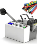 High Performance Auto Heat Shrink Tube Cutter Machine With Micro Computer Control For Pvc And Pe Cable Pipe, showing durable design and control panel.