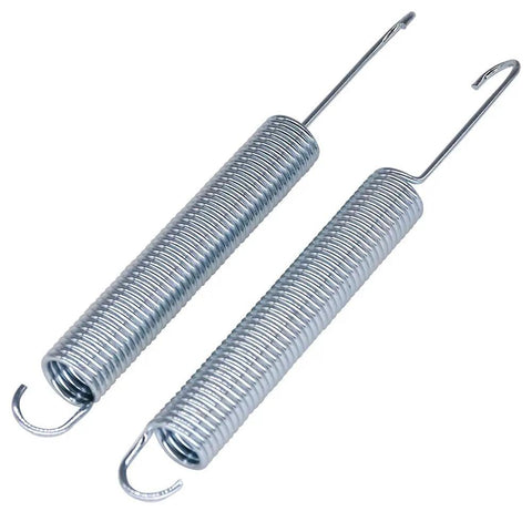 Straight Up And Rock Solid Replacement Tension Springs For Recliner Sofa Chair Bed Mechanism Assist Lock System Six Quarter Inch Overall Length Zero Fuss Set Of Two Units, silver coils.