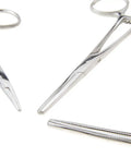 Go To Workhorse Hemostat Forceps Set In Stainless Steel, Six Piece Straight And Curved Locking Clamps For Fishing, Crafts, Medical And Hobby Use