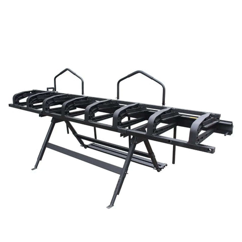 Siding Brake 10.5ft 24 Gauge Sheet Metal Bender with Roller Knife, 0 to 180 Degrees Adjustable Angles, 126 Inch Bending Width.