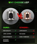 Comparison of GM 1965 1966 1967 1968 1969 1970 1971 Beefed Up 8.875 Inch Limited Slip Posi Differential vs competitor parts.