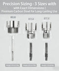 Dang this 4 in 1 Internal Pipe Wrench is a total game changer for serious DIY dudes and pros alike, showing precise dimensions.