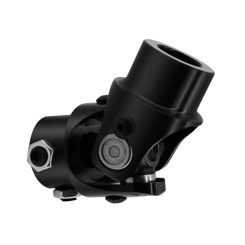 Three Quarter Inch Round Universal Joint For Steering Shaft Black U Joint With 35 Degree Operating Angle And 83 Mm Total Length Beefy Built For 4000 RPM Heavy Duty 40Cr Alloy Steel With Premium Needle Rollers, black steering shaft joint