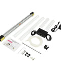 24 Inch PVC Acrylic Bending Machine 1000W Heater For Thick Plastic Sheet Strip Bending Tool With Bracket Kit components including aluminum frame and water pump.