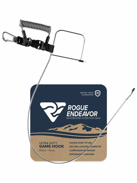 Heavy Duty Fish Stringer Clip With Stainless Construction And 36 Inch Steel Core Lanyard 360 Degree Swivel Quick Release Buckle