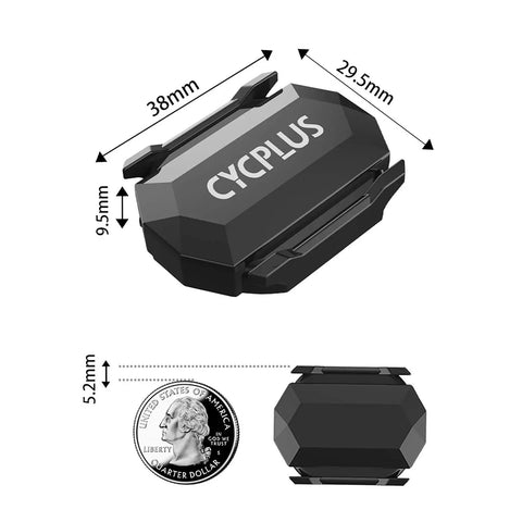 Wireless Dual Mode Bike Speed And Cadence Sensor Kit Wireless Ant Plus And Bluetooth Data For Cycling Tracks Speed And Cadence