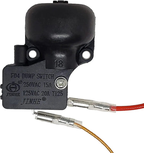 Gas Patio Heater Anti Tilt Shutoff Switch Replacement for Outdoor Heaters FD4 Dump Switch Auto Off When Tip Over, terminals visible