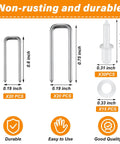 No Hassle Fixin Up Kit For Plantation Shutters Featuring Steel Spring Pins Louver Staples And Collar Pins Smooth Sailing Window Blind Replacement Hardware In Assorted Sizes For Quick Home Interior Repair showing steel staples and collar pins sizes.
