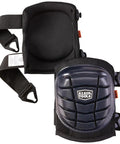 Lightweight Gel Knee Pads With Slip Resistant Caps And Adjustable Straps For Construction Work On The Job Ergonomic Comfort And Fatigue Reduction On Knees Durable Black