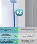 Comparison of Six Pack 1 Inch Wall Hole Cable Grommet Kit with silicone vs plastic, highlighting durability and sealing