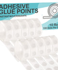 Clear Glue Dots Double Sided Adhesive For Balloons And Crafts Removable Sticky Points 1000 Pack For DIY Party Decor