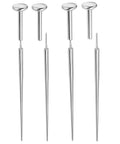 4Pcs Threadless Piercing Change Tool Kit for 18G and 20G Insertion Pins, 316L Surgical Stainless Steel, side view