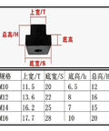 Universal Cnc Mill Workpiece Positioner Built Tough With Adjustable Height Angle And Zero Slack Clamping dimensions chart illustration.