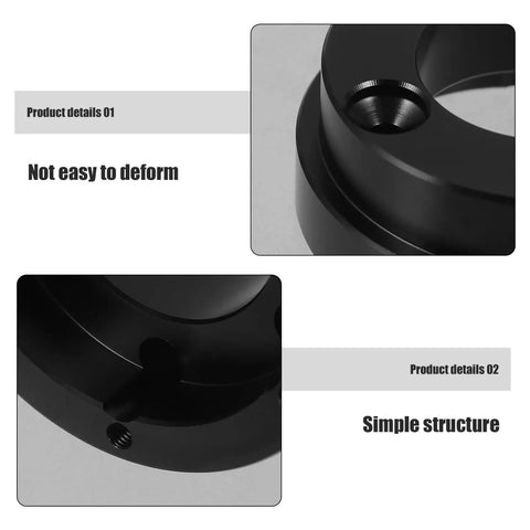 Racing Car Wheel Adapter Plate Riser Tool For Enhanced Control In Various Racing Cars, close-up of durable black structure