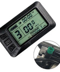 Must Have High Contrast LCD Display Panel For Electric Bicycles With USB Interface, Waterproof 5 Pin Connector, close-up view