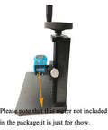Roughness Measurement Platform For Surface Roughness Tester KR210 KR220 Durable Metal Test Stand With Adjustable Column Lift Portable High Precision Platform For Surface Roughness Gauges And Meters, black metal stand with gauge