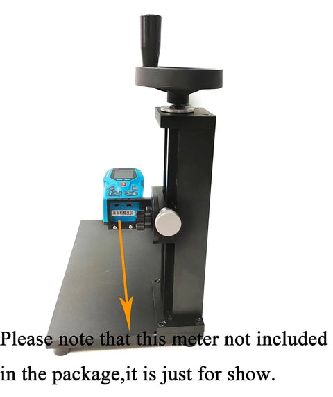 Roughness Measurement Platform For Surface Roughness Tester KR210 KR220 Durable Metal Test Stand With Adjustable Column Lift Portable High Precision Platform For Surface Roughness Gauges And Meters, black metal stand with gauge