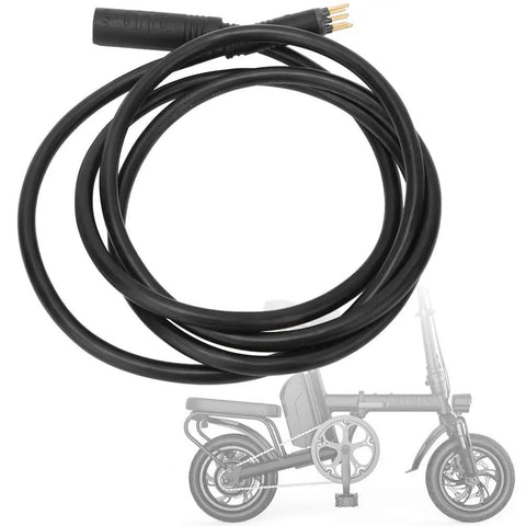 9 Pin Motor Extension Cable For Electric Bike Hub Motor Conversion 1.5mm2 1300mm Length Waterproof Wire Harness