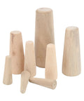 Soft Wood Plugs Set 20 Pcs Cone Shaped Emergency Cork Stopper Hull Repair Kit For Boats And Yachts Marine Pro Grade Conical Tapered