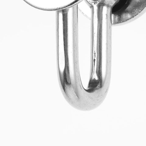 Heavy Duty 360 Degree Rotating Swing Hangers Set Stainless Steel Ceiling Hooks For Rock Solid Support And Easy Installation Ideal For Indoor Outdoor Suspended Items And Swing Hardware, silver U-hook close-up