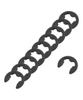 External Retaining Rings 30 Pack 5.25mm E Clip Snap Rings Pro Grade Kit For Valves And Electrical Appliances Made From 65Mn