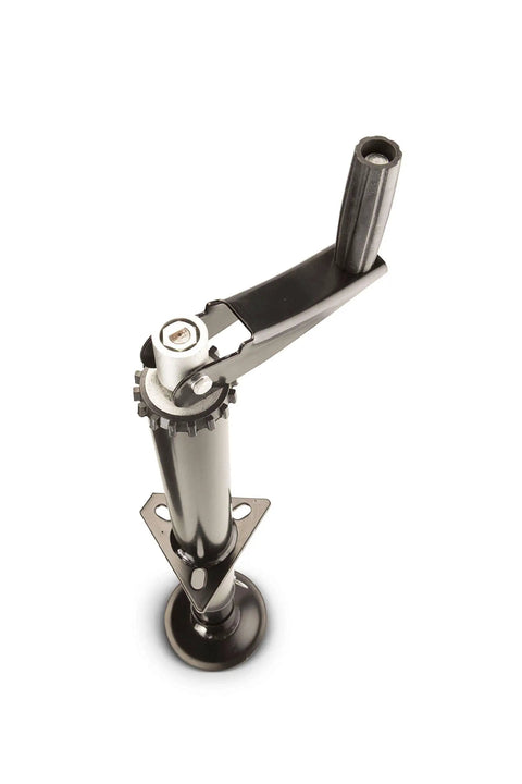 Quick Drop Tongue Jack For A-Frame Trailers, Cargo And Utility Trailers, And 5th Wheel RVs, Power Or Manual Operation, Black