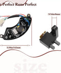 Go-To AVR Generator Voltage Regulator Rectifier with dimensions for 5 to 9.9kW portable gen sets, replacement part for various models