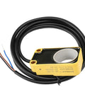 Ring Proximity Sensor 30mm Diameter, NPN Normally Open, 10 To 30V DC, 15mA Draw, 100mA Load, Detects Iron And Steel with cables.