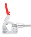 Grab And Go Quick Release Clamp Set For Woodworking Tables And Saw Benches, 190 Degree Manual Toggle Fixture with red handle